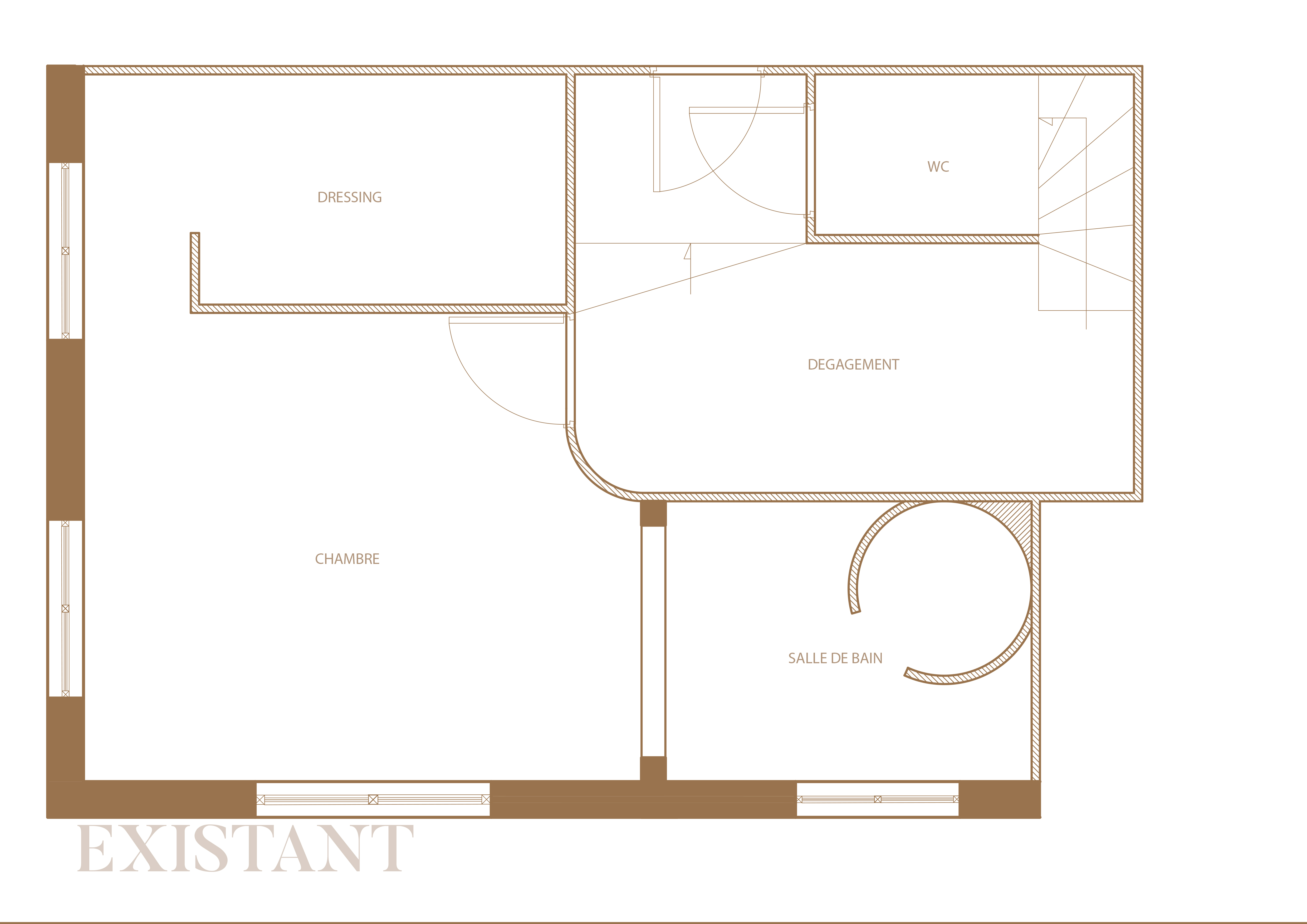 MAXIMILIEN - plan existant