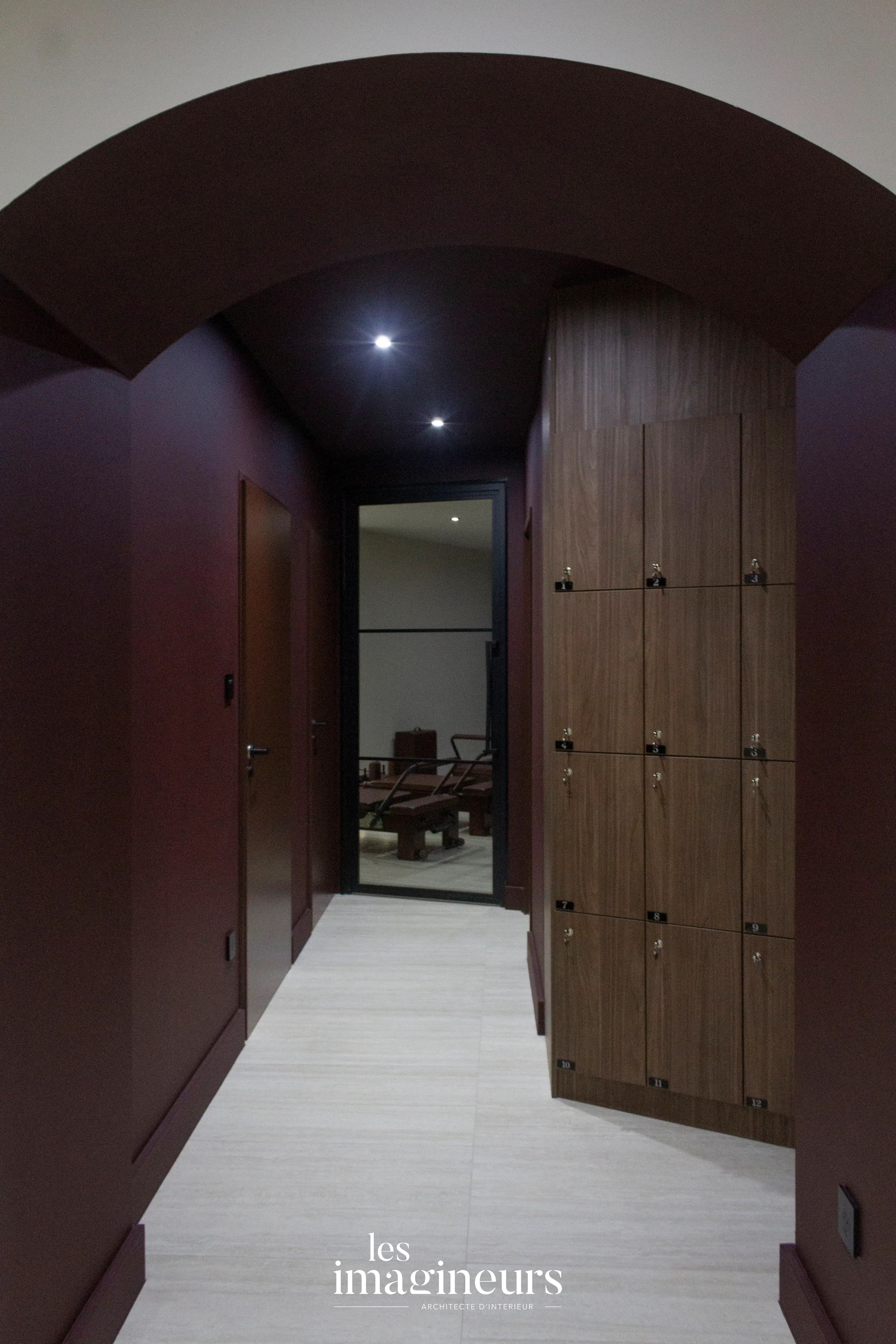 Projet Cosmo Studio Pilates - Vestiaire