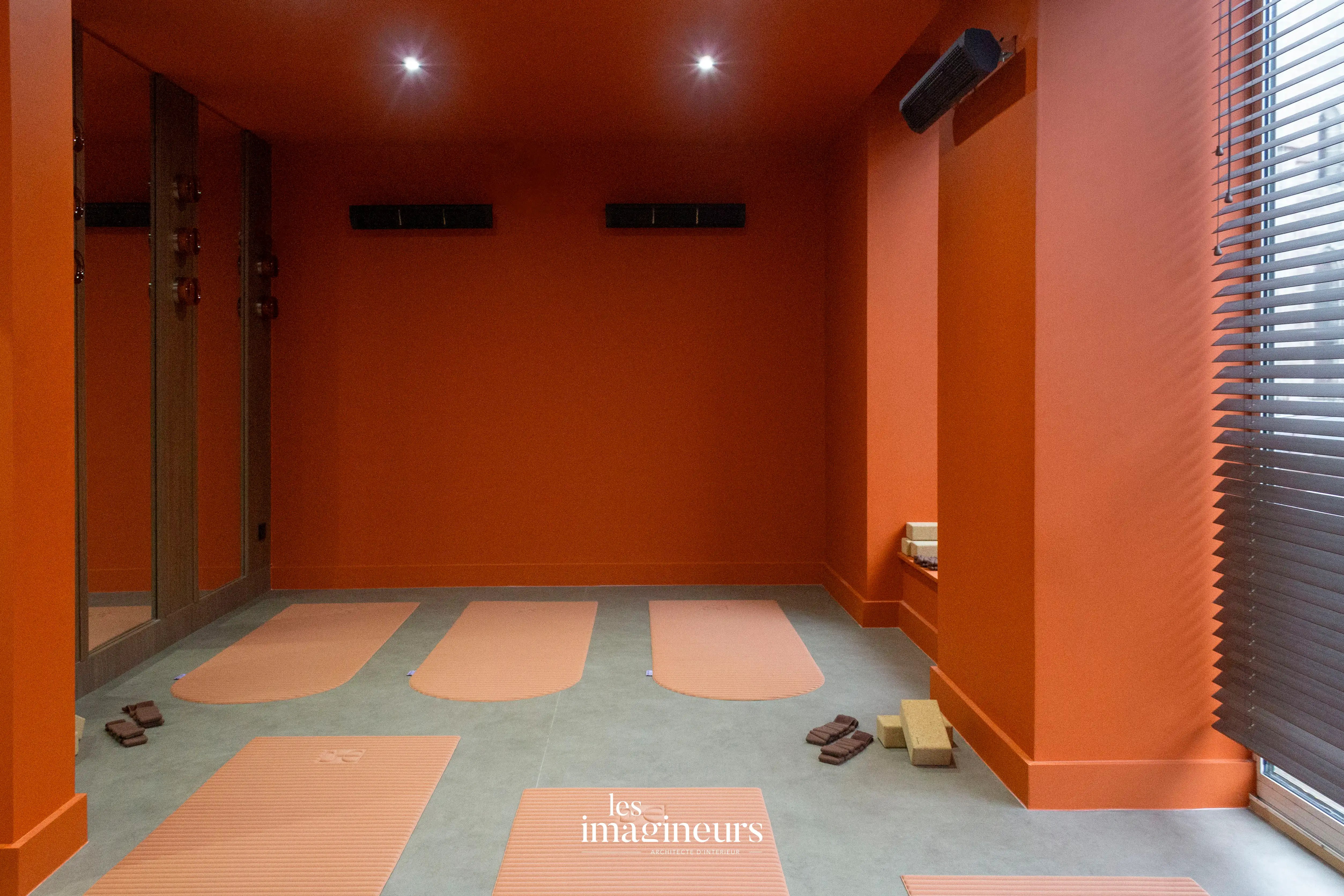 Projet Cosmo Studio Pilates - Salle hot pilates