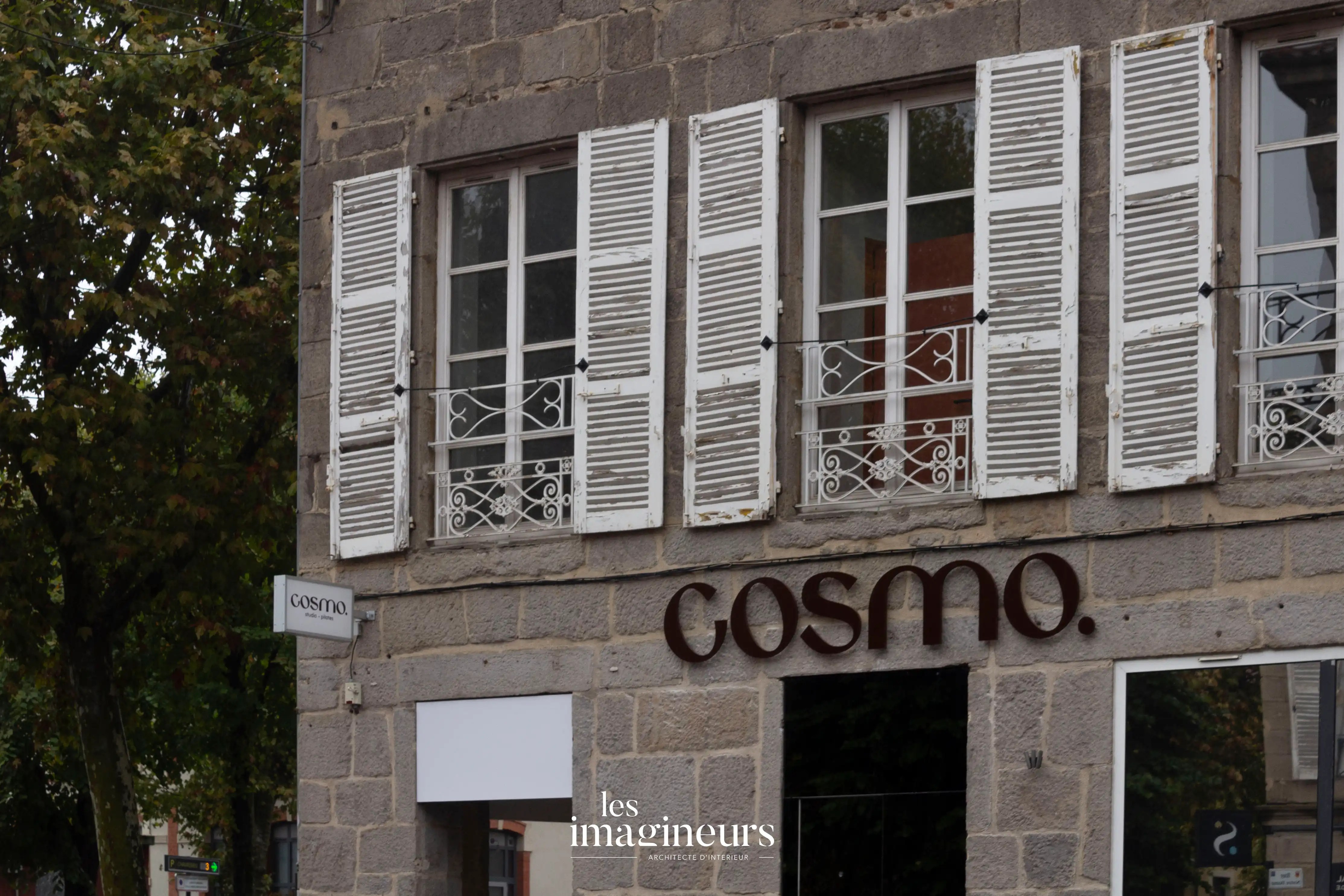 Projet Cosmo Studio Pilates - Devanture